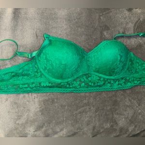 PINK victoria secret push up lace bra
